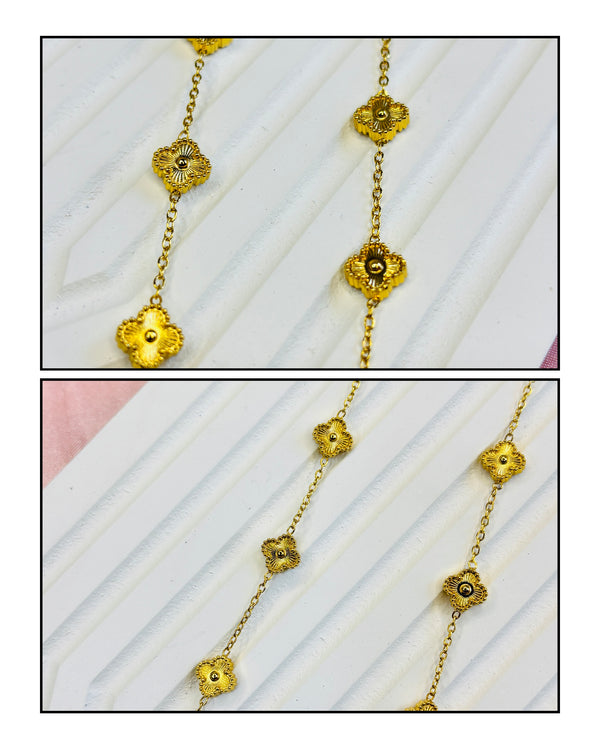 Golden Clover Bracelet