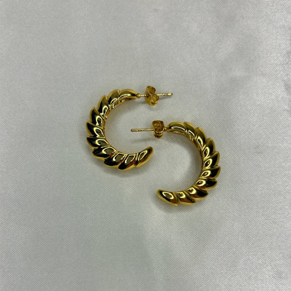 Wave luxe hoops
