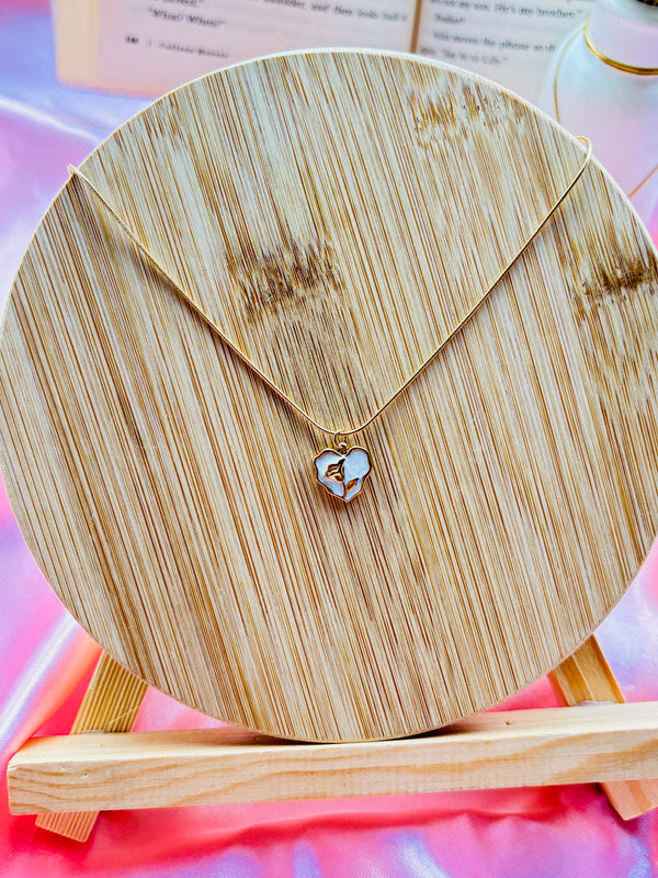 Heart Rose Necklace