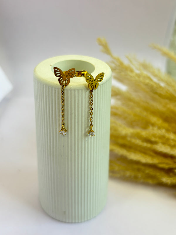 Butterfly Drop Earrings