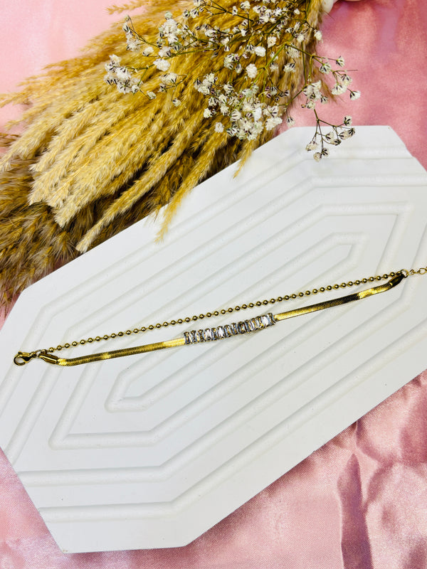 Two Tone Shine Bracelet