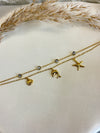 Starfish & Dolphin Anklet