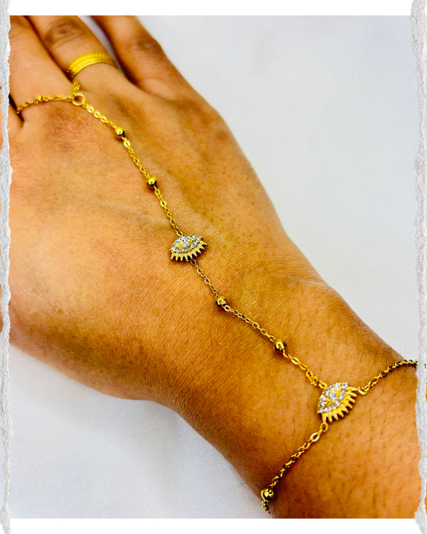 Evil Eye Hand Chain
