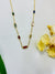 Rectangular Multistone Necklace