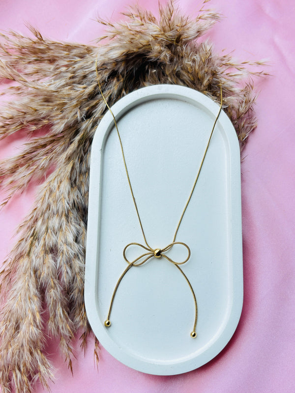 Velmora Bow Necklace πβ¨