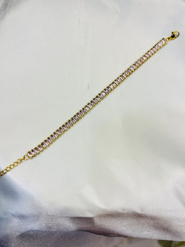 Baguette Zircon Bracelet