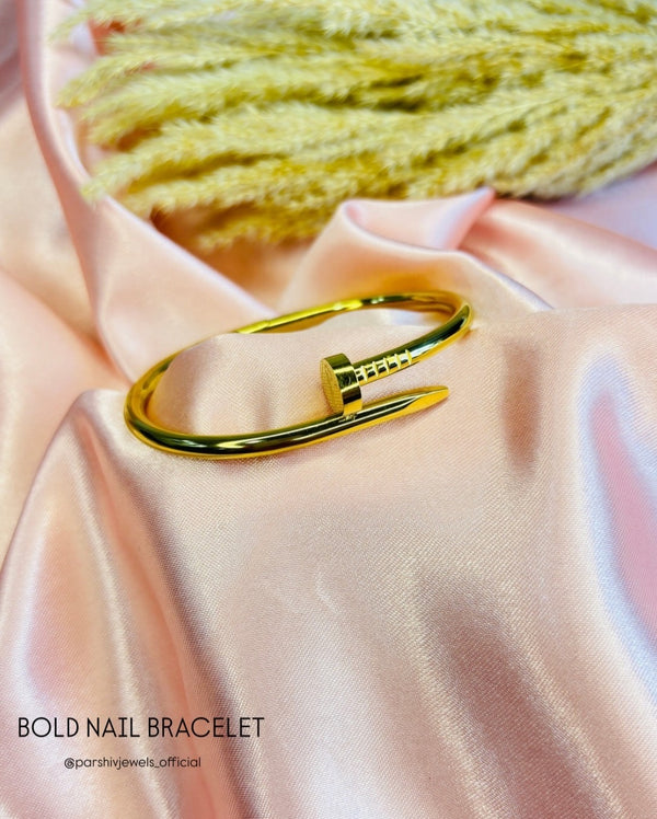 Bold Nail Bracelet