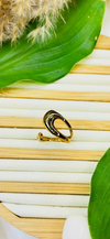 Wave Curve ring