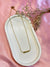 Minimal Gold Bar Necklace