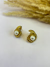 Pearl Wave Studs