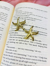 Golden Starfish Stud Earrings ✨