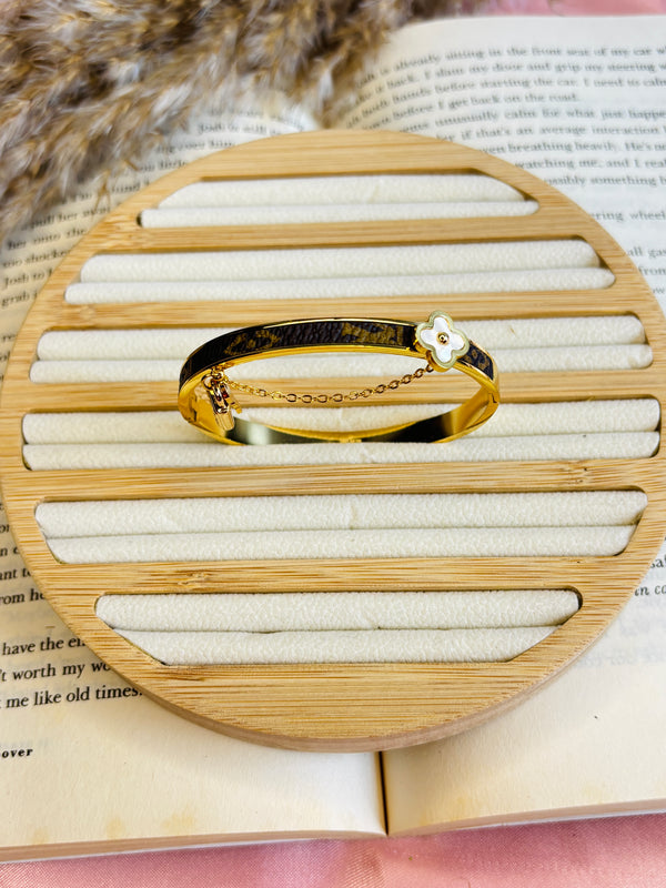 Monogram Lock & Key Bracelet