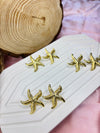 Golden Starfish Stud Earrings ✨