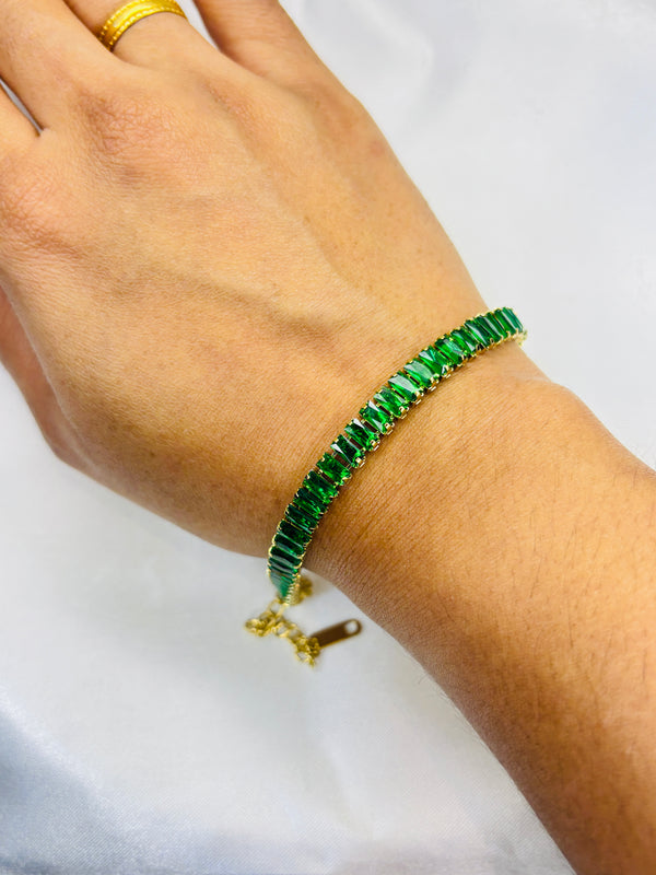 Baguette Zircon Bracelet
