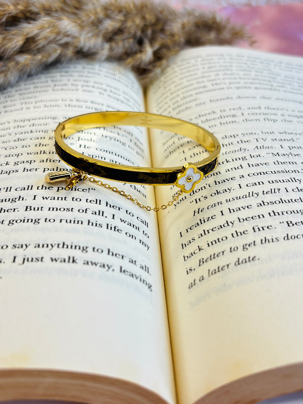 Monogram Lock & Key Bracelet