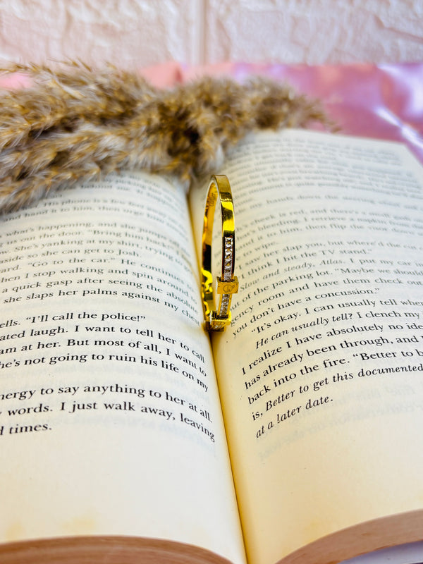 Diamond Nail Bracelet