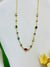 Drop Multistone Necklace