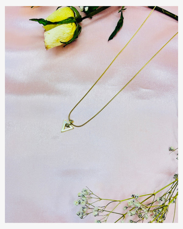 Triangle Charm Necklace