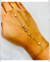 Crystal hand chain