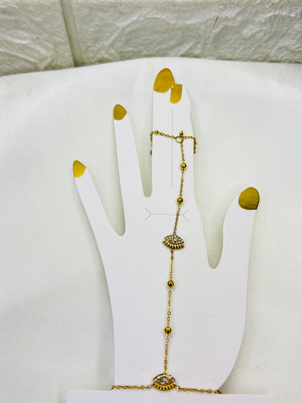 Evil Eye Hand Chain