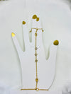 Crystal hand chain