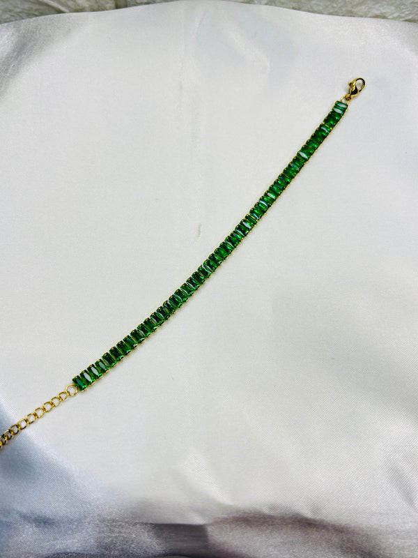 Baguette Zircon Bracelet