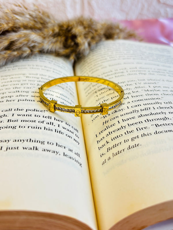 Diamond Nail Bracelet