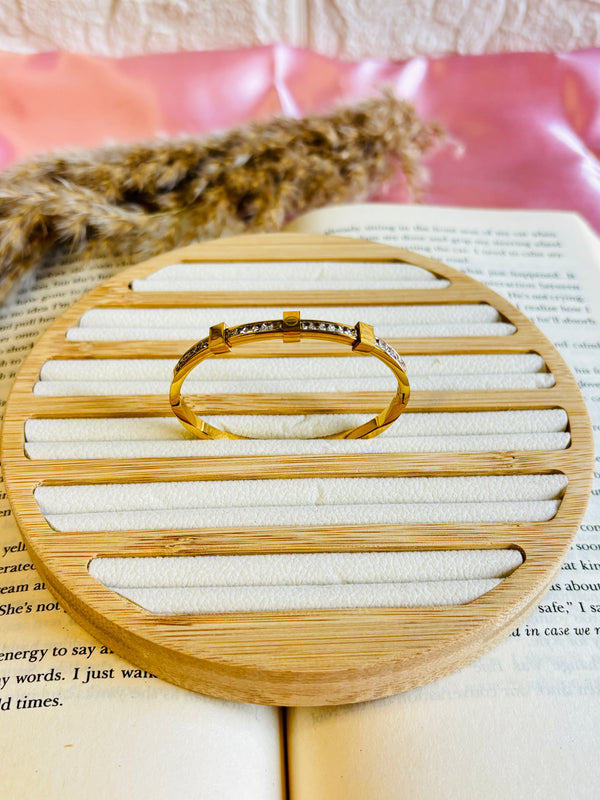 Diamond Nail Bracelet