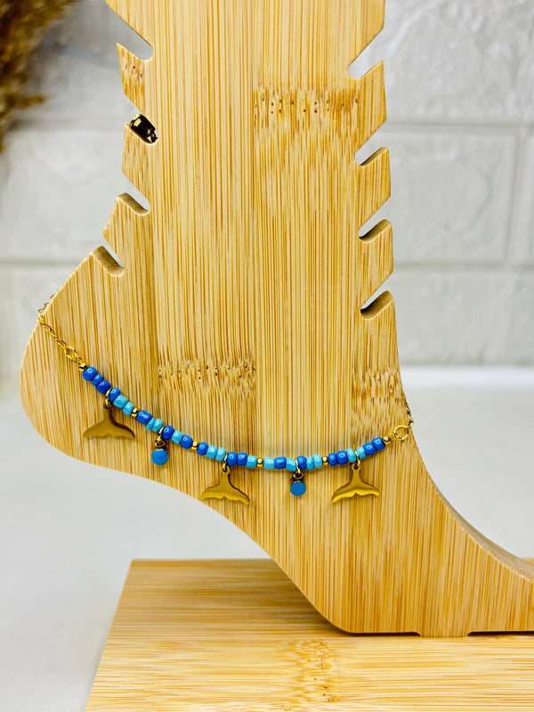 Aqua Charm Anklet