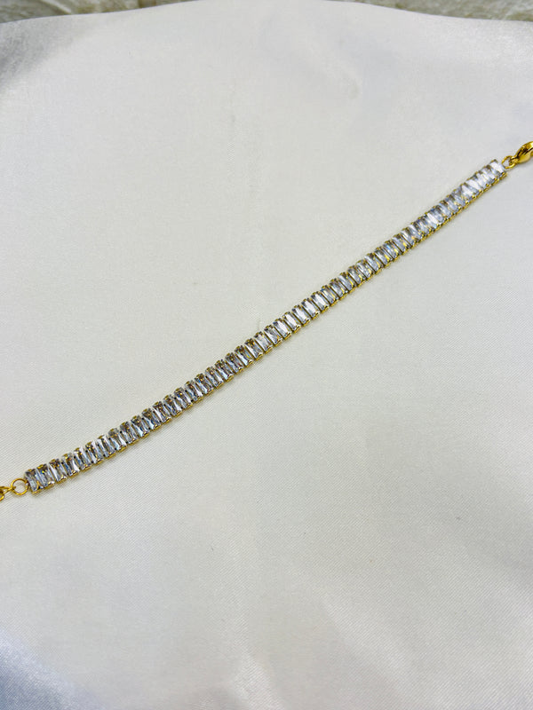 Baguette Zircon Bracelet