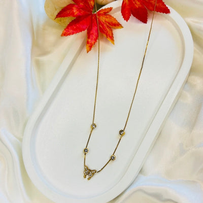 Butterfly stone Necklace