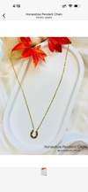 Horseshoe Pendant Chain